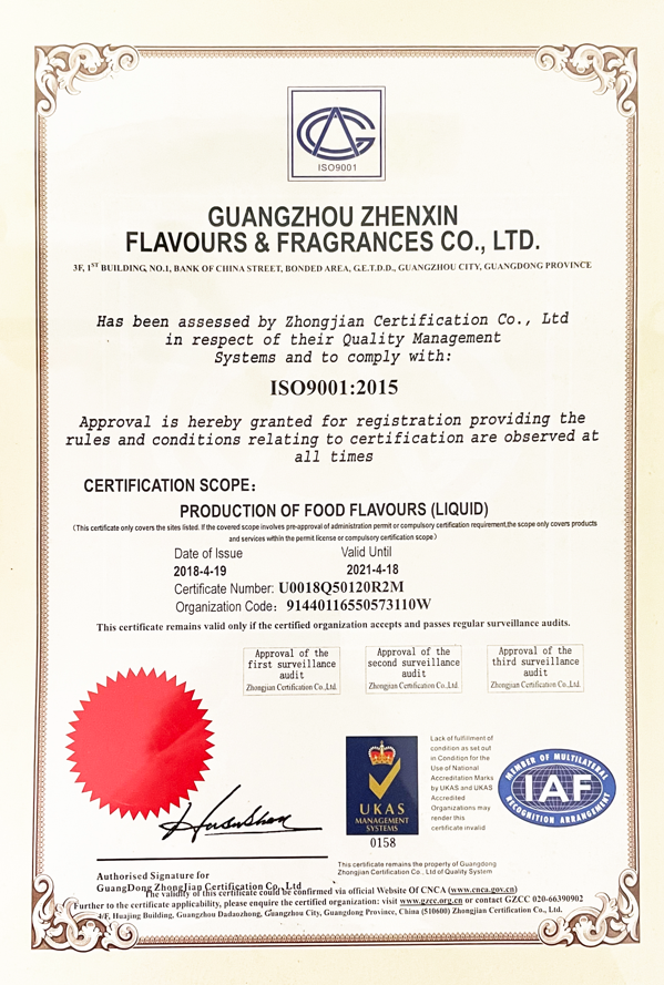 Προσαρμογή γεύσεων χυμού σακχαρόζης για την παραγωγή γευστικής γεύσης ποτού 0