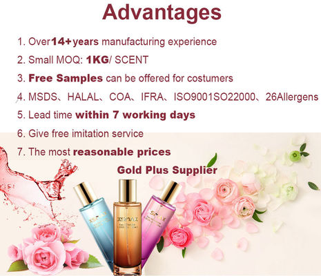 Free Sample Scented Natural Original Lily Perfume Fragrances For Women Perfume