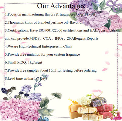 Citrus Smell Bulk Soap Fragrance for Soap Making Soap Perfume Essential Oil with Free Sample