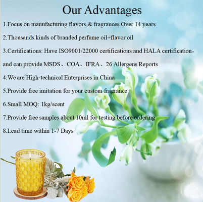100% Pure Candle Fragrance Oil For Candle Making Candle Scented Oil